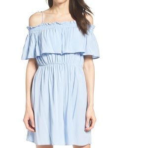 NORDSTROM Bardot Ruffle Off the Shoulder Dress